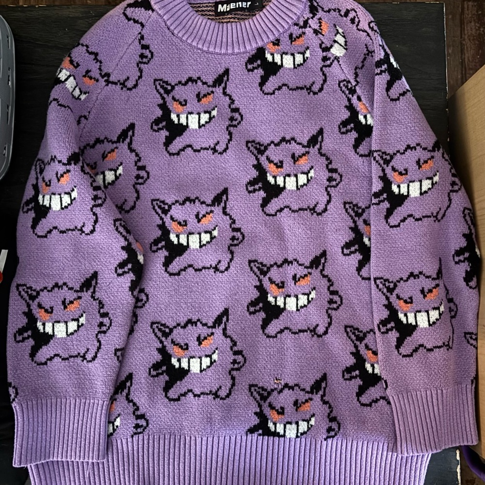 Maener Gengar Pokemon Sweatshirt